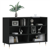 Sideboard Black 103.5x35x70 cm Engineered Wood