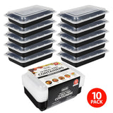 1x Meal Prep Container No-Partition 10PK