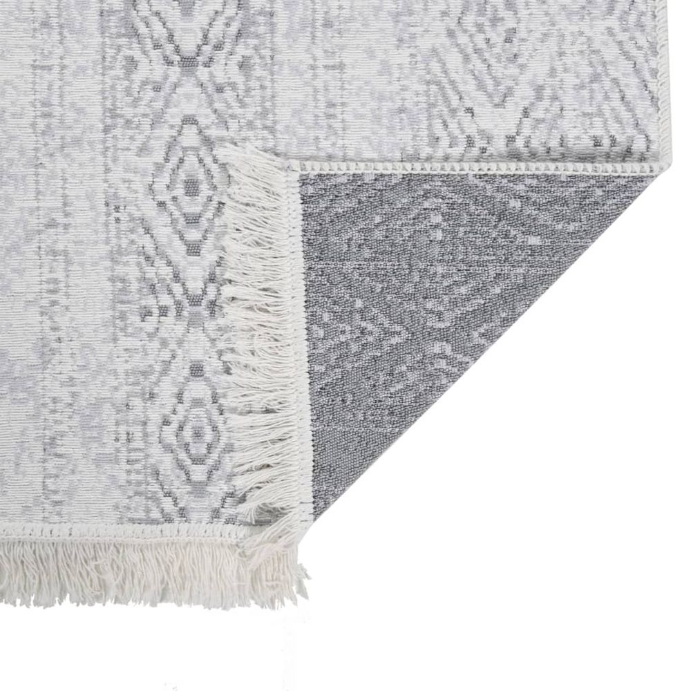 Rug Light Grey 80x150 cm Cotton