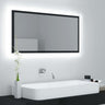 LED Bathroom Mirror White 90x8.5x37 cm Acrylic