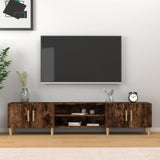 TV Cabinet White 180x31.5x40 cm Engineered Wood