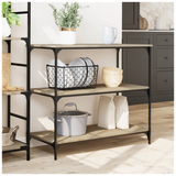 Kitchen Trolley Sonoma Oak 102x50x95 cm Engineered Wood