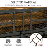 3-Panel Folding Fireplace Screen Spark Guard Metal Mesh Fireguard Black