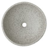 Countertop Basin Grey Round Φ41x14 cm Ceramic