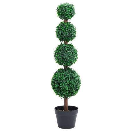 Artificial Boxwood Plant with Pot Ball Shaped Green 71 cm