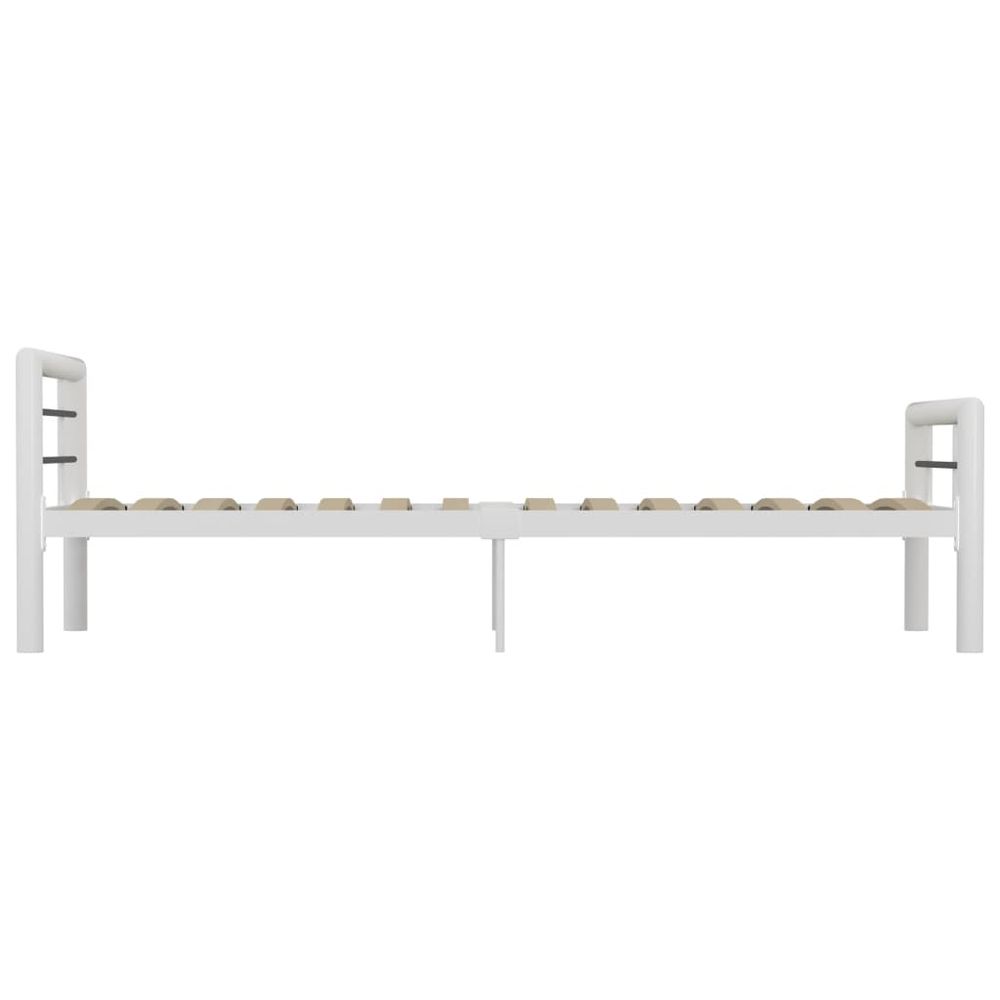 Bed Frame Metal 90x200 cm to 180x200 cm In Black, White & Grey