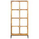 Bookshelf 80x25x175 cm Solid Mango Wood