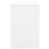 Filing Cabinet White 90x46x72.5 cm Steel