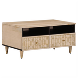 Coffee Table 80x54x40 cm Solid Wood Mango