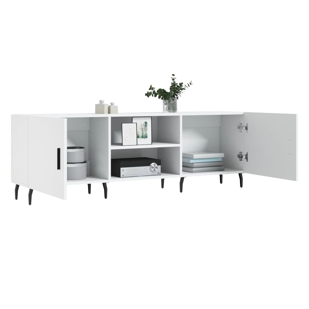 TV Cabinet White 150x30x50 cm Engineered Wood