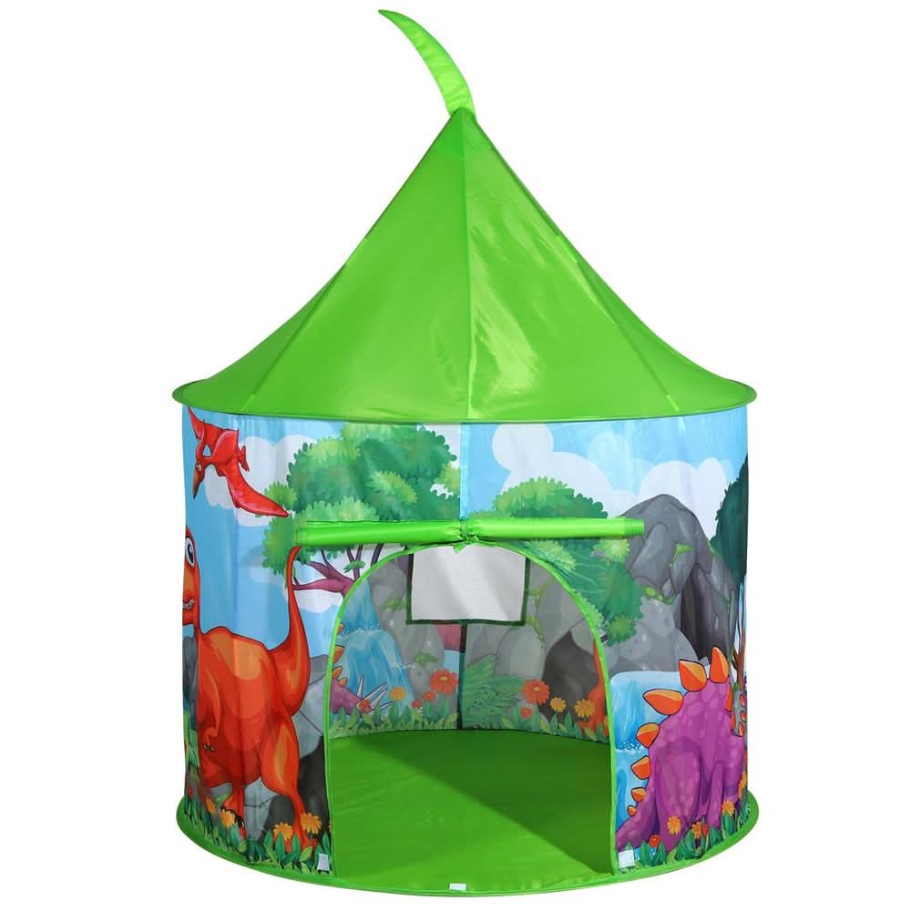 Play Tent Pop Up Indoor or Outdoor Garden Playhouse Dino Tent for Kids Childrens