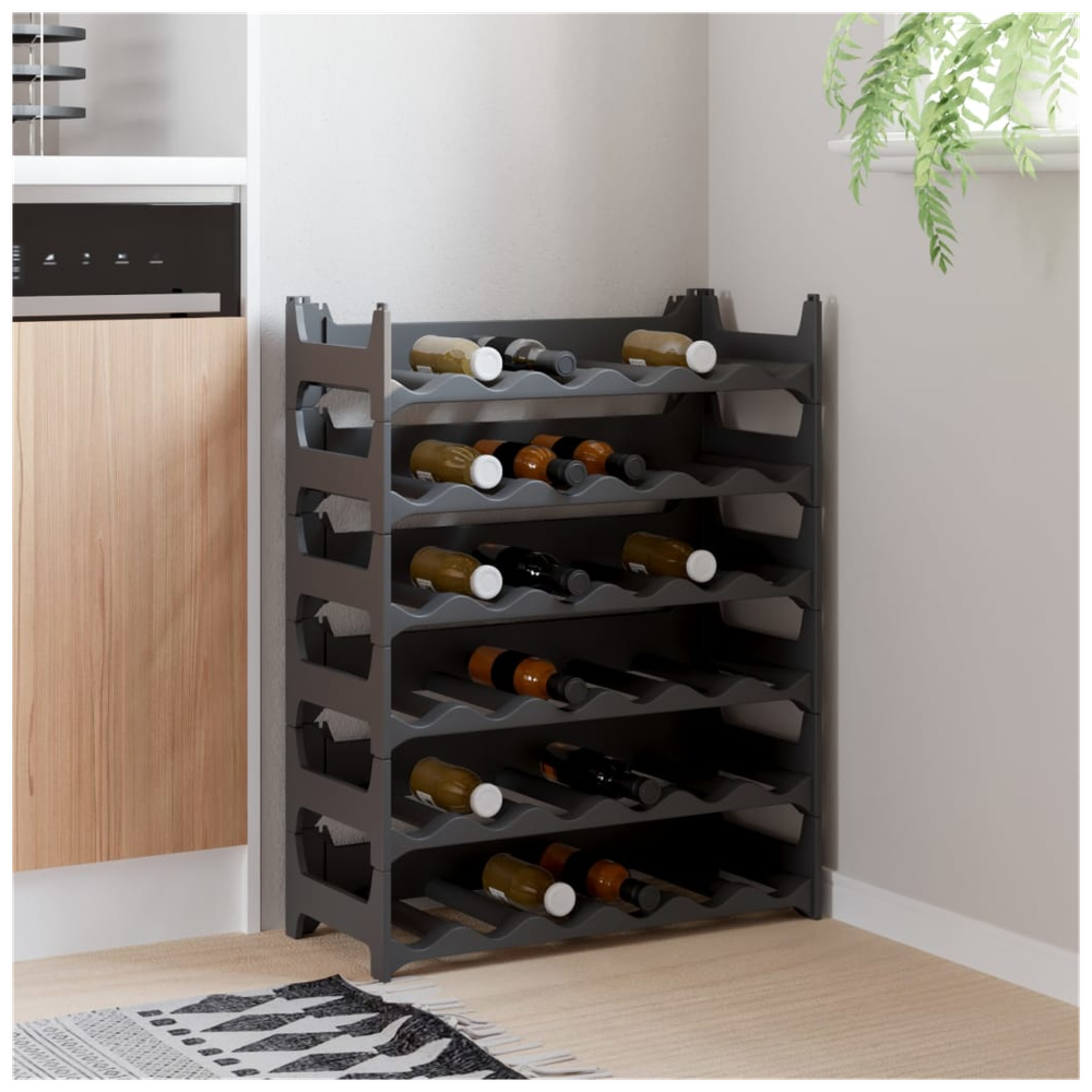 Wine Rack for 36 Bottles PP Stackable