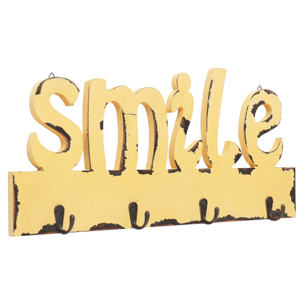 Wall Mounted Coat Rack SMILE 50x23 cm