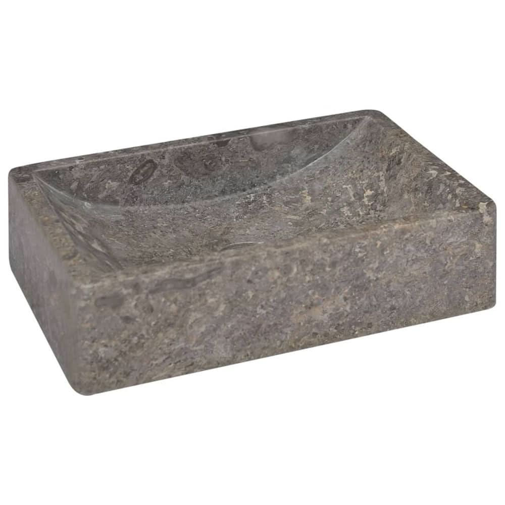 Sink Grey 45x30x12 cm Marble