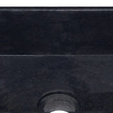 Sink Black 30x30x13 cm Marble