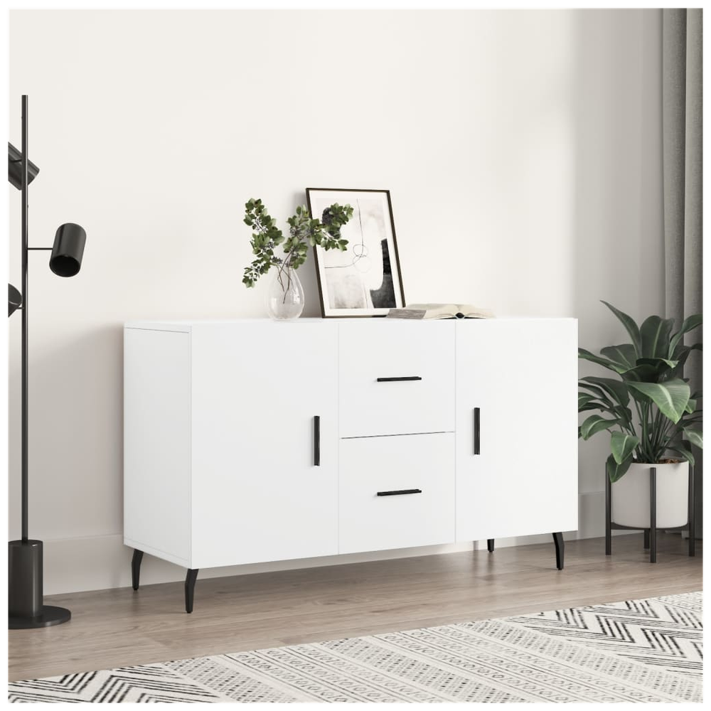 Sideboard White 100x36x60 cm Engineered Wood