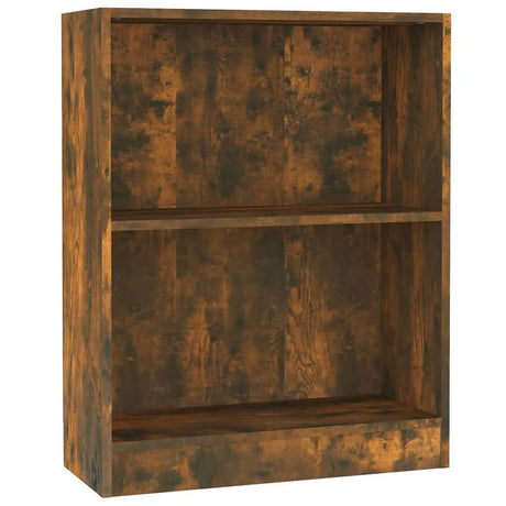 Bookshelf Smoked Oak 60x24x74.5 cm Engineered Wood