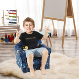 Children Kids Mini Sofa Armchair, Planet-Themed Chair, for Bedroom, Playroom