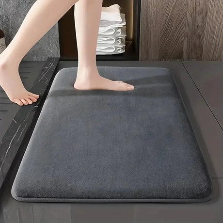 Thickened Floor Mat Memory Cotton Absorbent Non-slip Home Entrance Bedroom Living Room Carpet Kitchen Bathroom Doormat Foot Mat