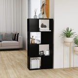 Book Cabinet Room Divider White 60x24x124.5 cm Engineered Wood