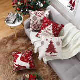 Christmas Pillow Covers Christmas Decorations Throw Pillow Covers Set Of 4 Throw Pillow Cases With Holiday Decor