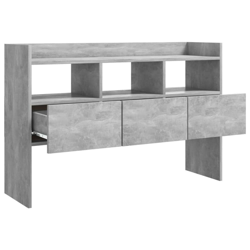 Sideboard Concrete Grey 105x30x70 cm Engineered Wood