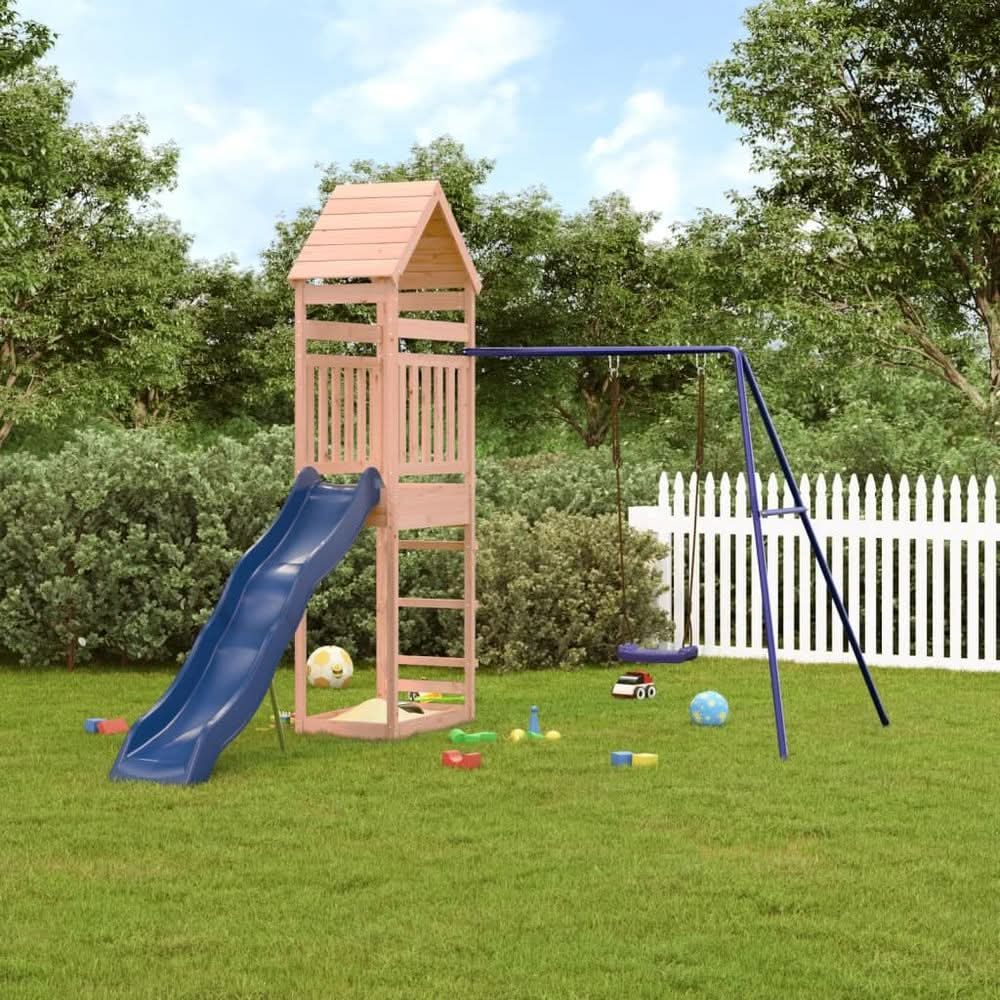 Outdoor Playset Solid Wood Pine