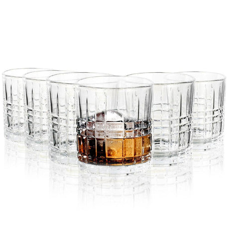 Regal & Royal Whisky Classic Cut Transparent Whiskey Glasses 6 pcs