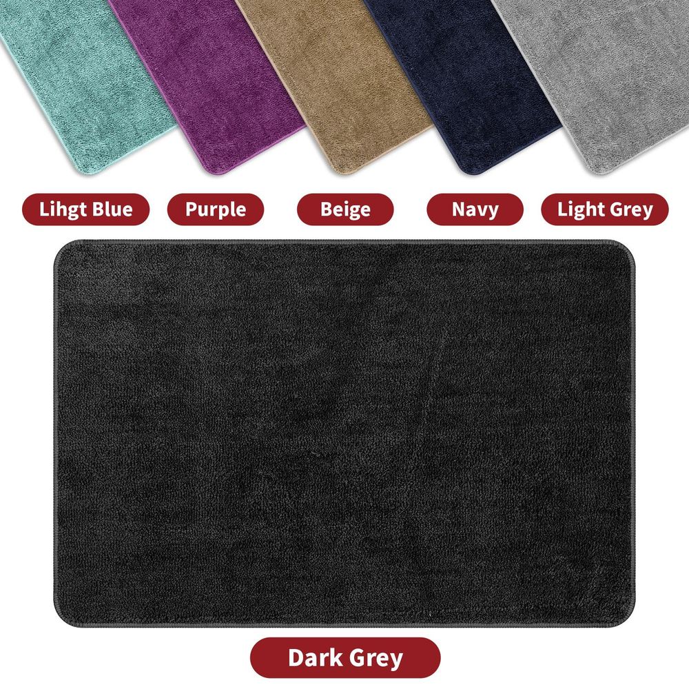 BATH MAT 60X90cm D.GREY 1010166