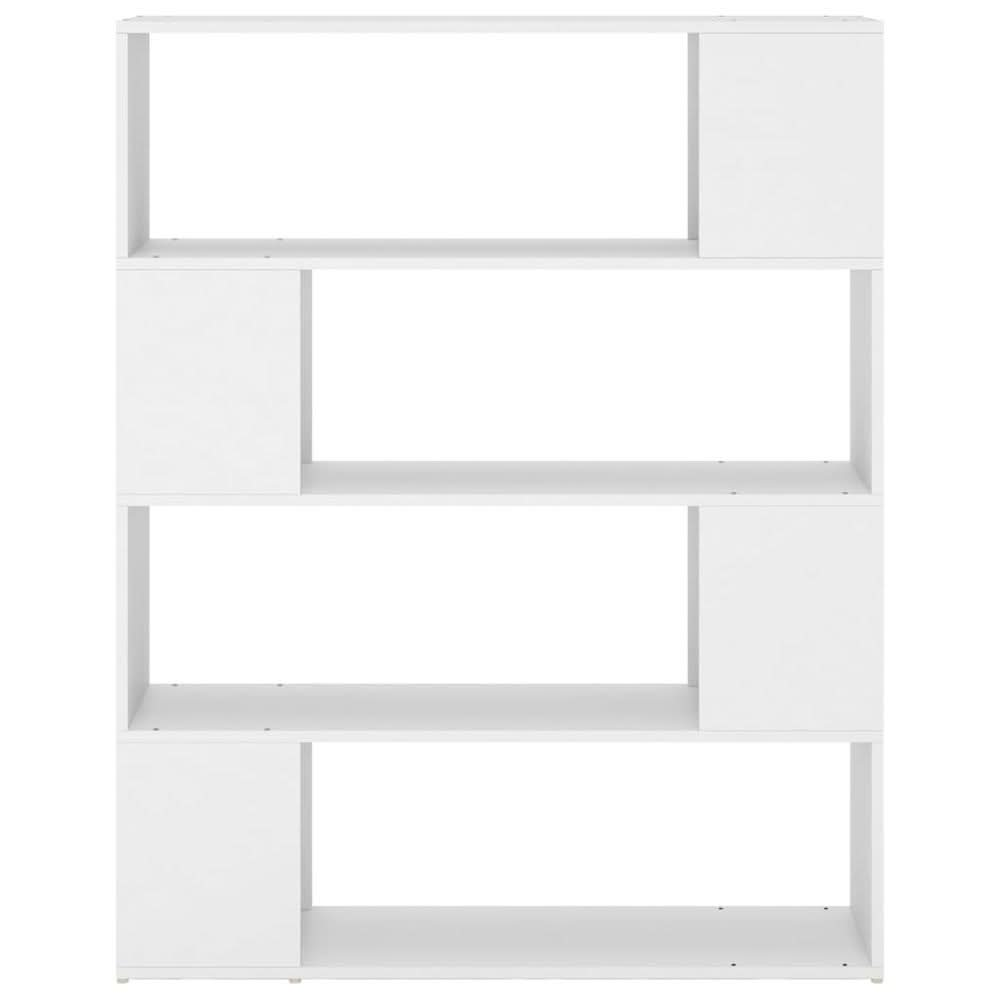 Book Cabinet Room Divider White 100x24x124 cm