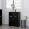 Bathroom Cabinet Smoked Oak 60x33x80 cm Engineered Wood