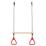 Trapeze Swing Bar with Rings