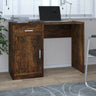 Desk with Drawer and Cabinet White 100x40x73 cm