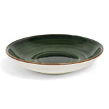 Porcelain Pasta Plates Pebble Pistachio Green 21cm