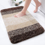 Olanly Large Bathroom Rug 60x150 Mat Shaggy Soft Absorbent Bath Rug Non Slip Machine Washable Bath Mat Bathroom Shower Foot Mats