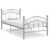 Bed Frame Black Metal 90x200 cm