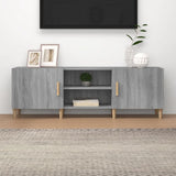 TV Cabinet Smoked Oak 150x30x50 cm Engineered Wood