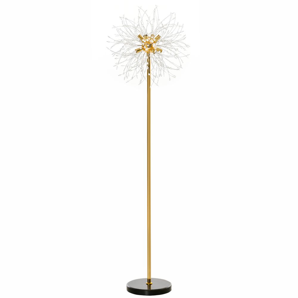 Modern Floor Lamp with Dandelion-like Lampshade for Bedroom