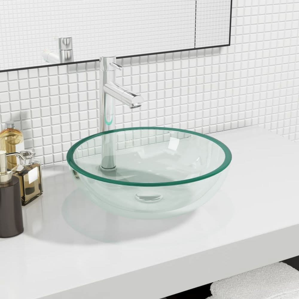 Basin Tempered Glass 35x12 cm to 42 x 14 cm