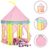 Children Play Tent with 250 Balls Pink 100x100x127 cm