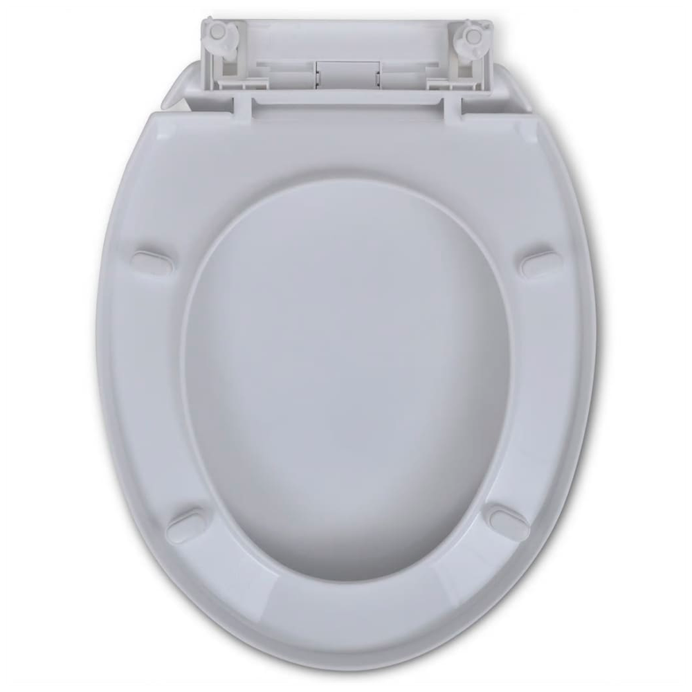 Soft-close Toilet Seat White Oval