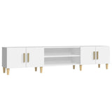 TV Cabinet White 180x31.5x40 cm Engineered Wood