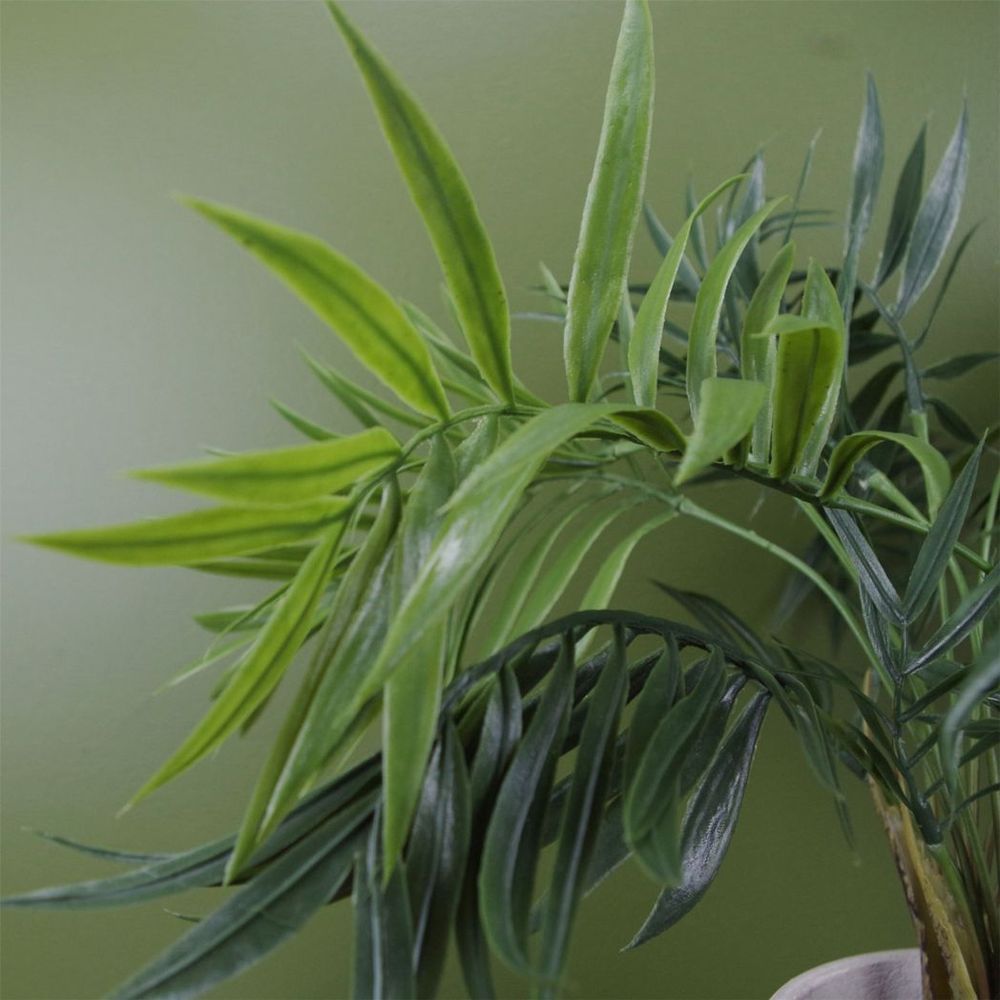 40cm Artificial Mini Tropical Palm in Decorative Planter