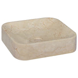 Sink Cream 40x40x10 cm Marble