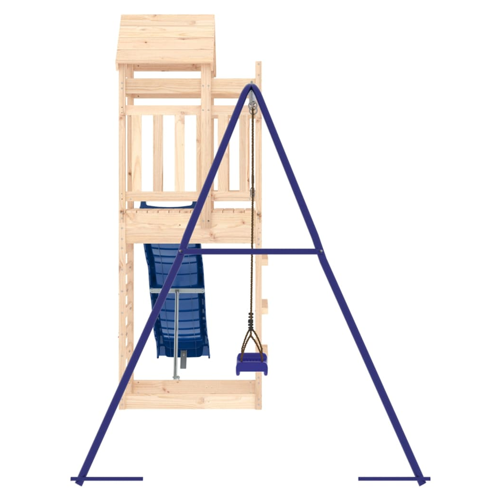 Outdoor Playset Solid Wood Pine