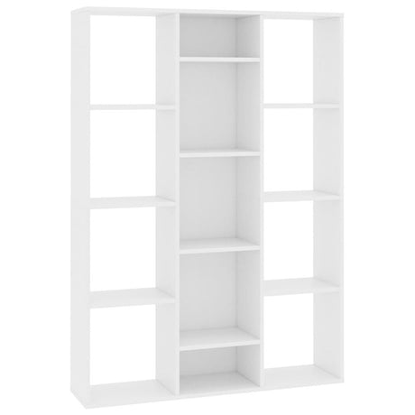 Room Divider/Book Cabinet White 100x24x140 cm Engineered Wood