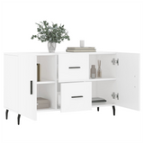 Sideboard White 100x36x60 cm Engineered Wood