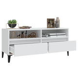 TV Cabinet White 100x34.5x44.5 cm Engineered Wood