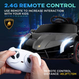 Lamborghini Veneno Licensed Electric Ride-on Car with Remote- Black