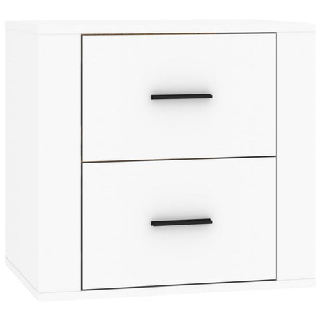 Wall-mounted Bedside Cabinet White 50x36x47 cm